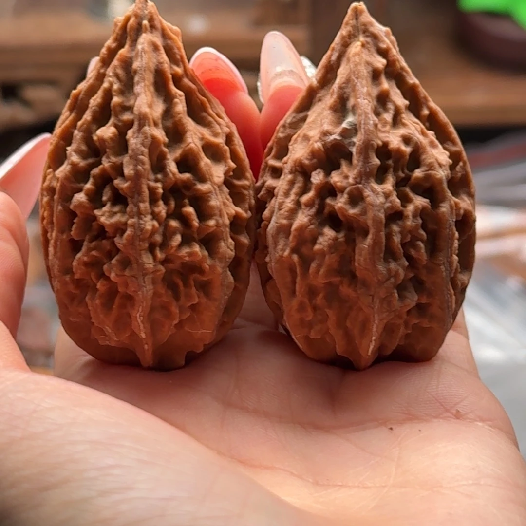 文玩核桃把件关东木子楸百核100花皮