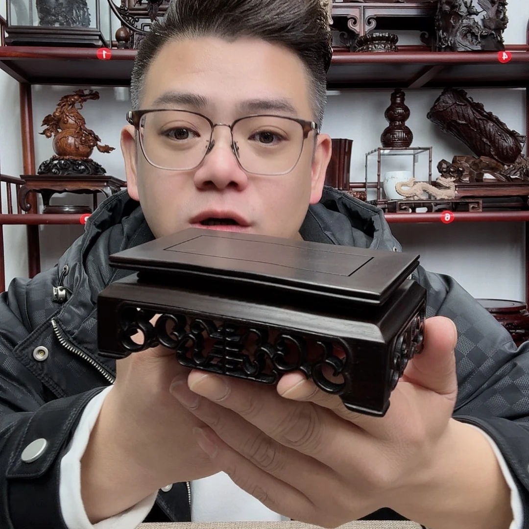 紫光檀工艺品底座