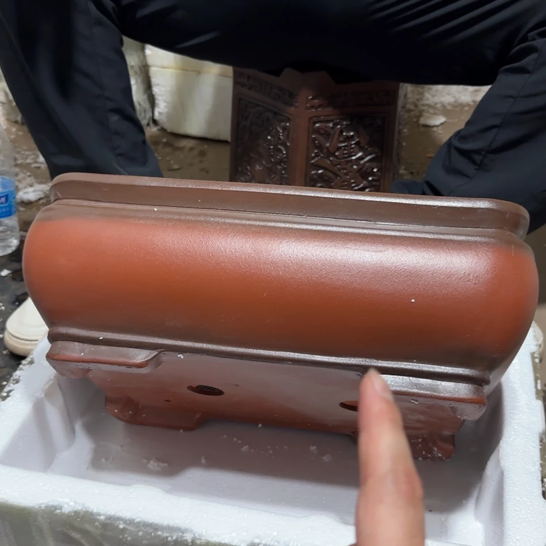 紫砂花盆口径32 23高度12