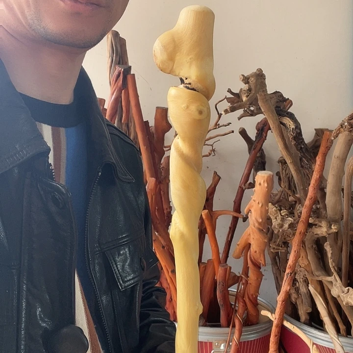 烙***缘贵州杨奶果盘龙手杖