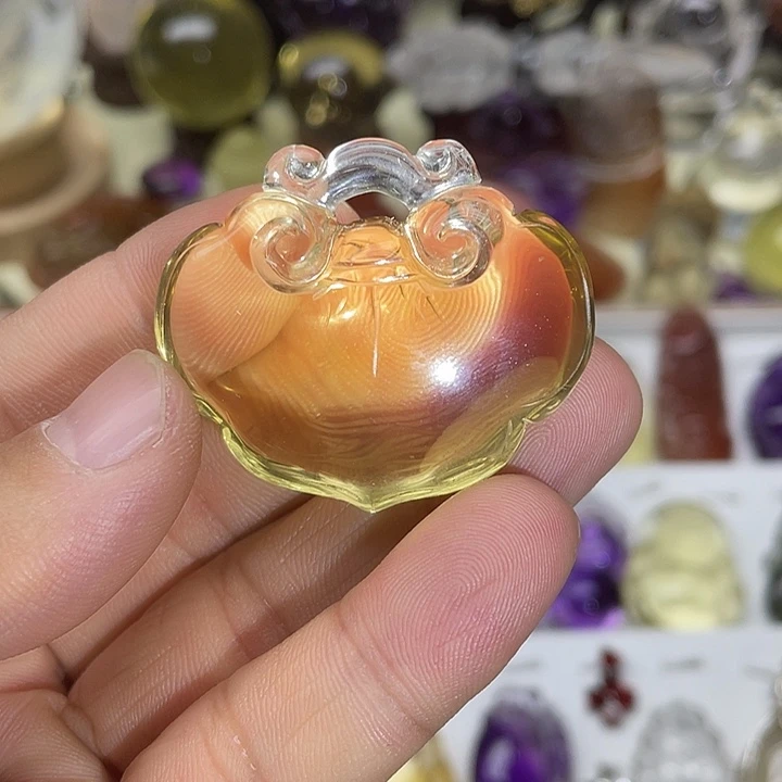 水晶颈饰未镶嵌如意锁