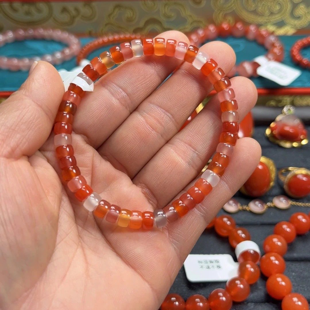 南红玛瑙未镶嵌手串