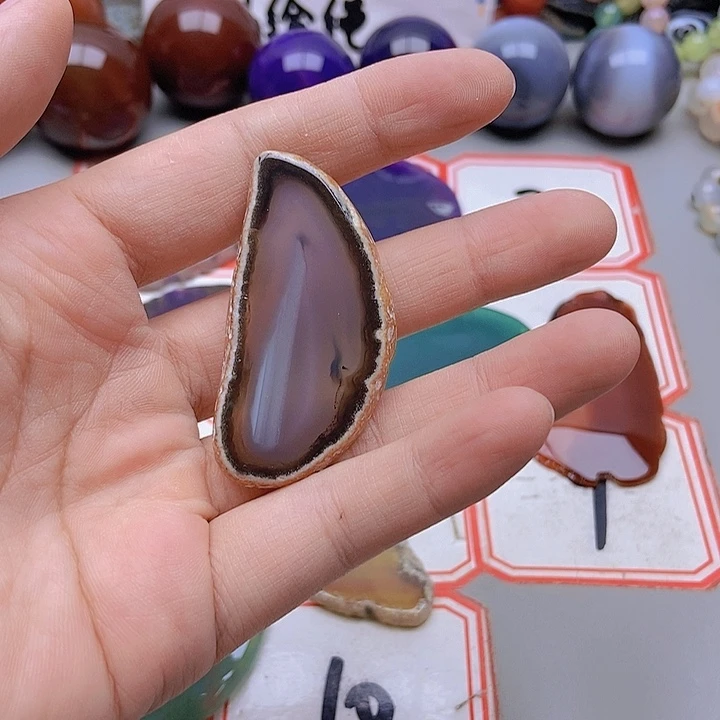 【闪购商品】玛瑙/玉髓足铂镶嵌珠宝半成品雯****好