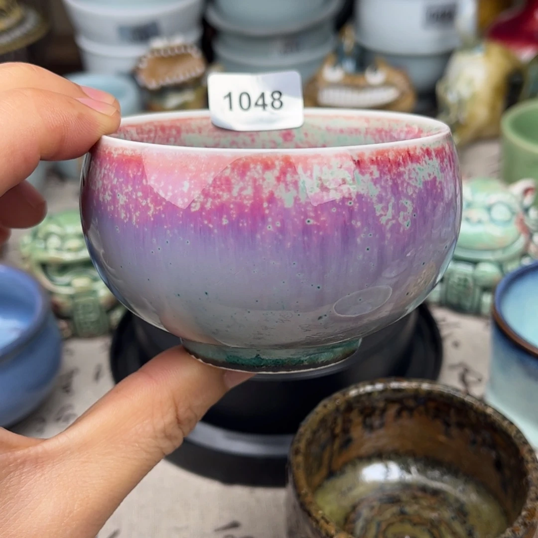 杯子钧瓷窑口自播原矿钧瓷