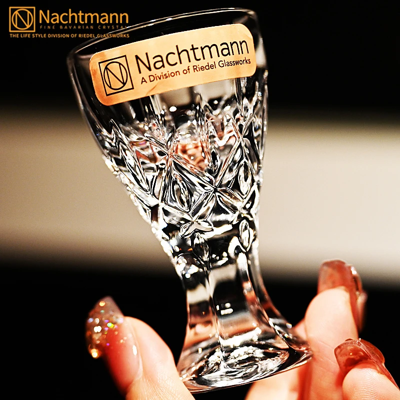 德国进口NACHTMANN水晶玻璃家用茅台镇白酒杯一口烈酒杯二两酒杯