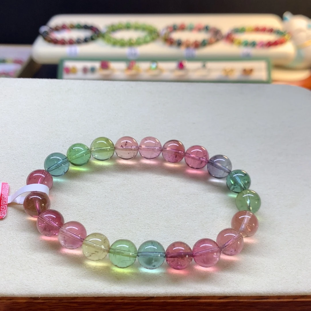 手串未镶嵌碧玺马卡龙9mm