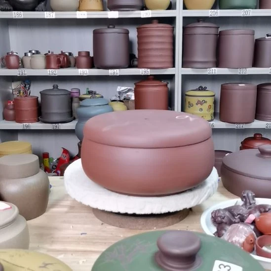 紫砂茶叶罐四饼刻处理不退不换