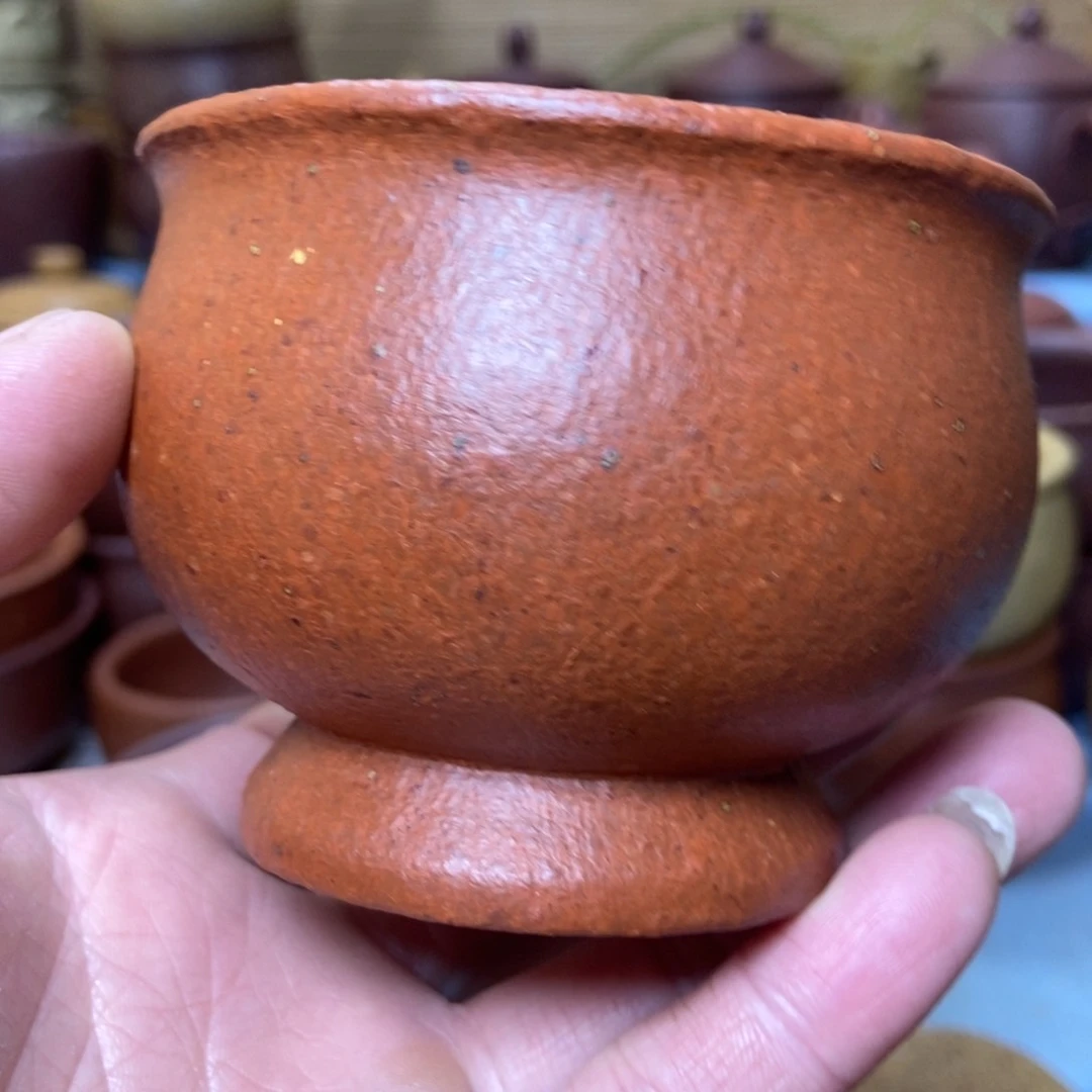 茶杯紫砂16目全砂手工泥180毫升