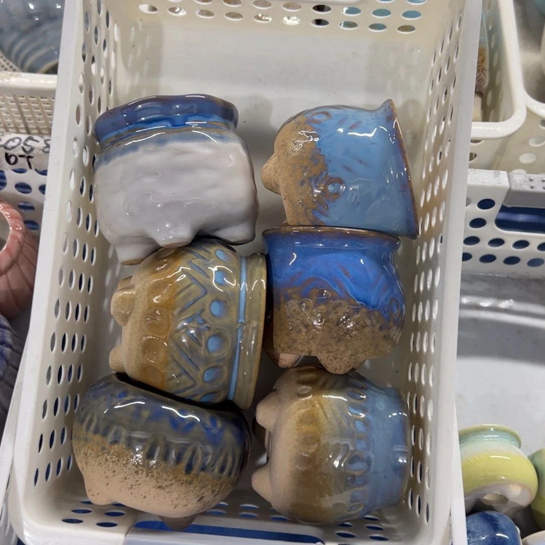 陶瓷多肉小花盆@@2075