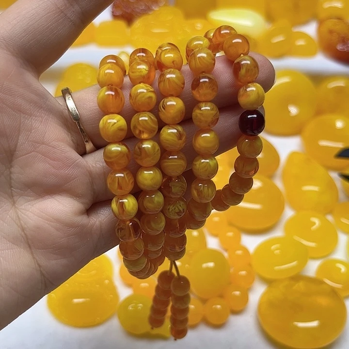 非金属红油108手串