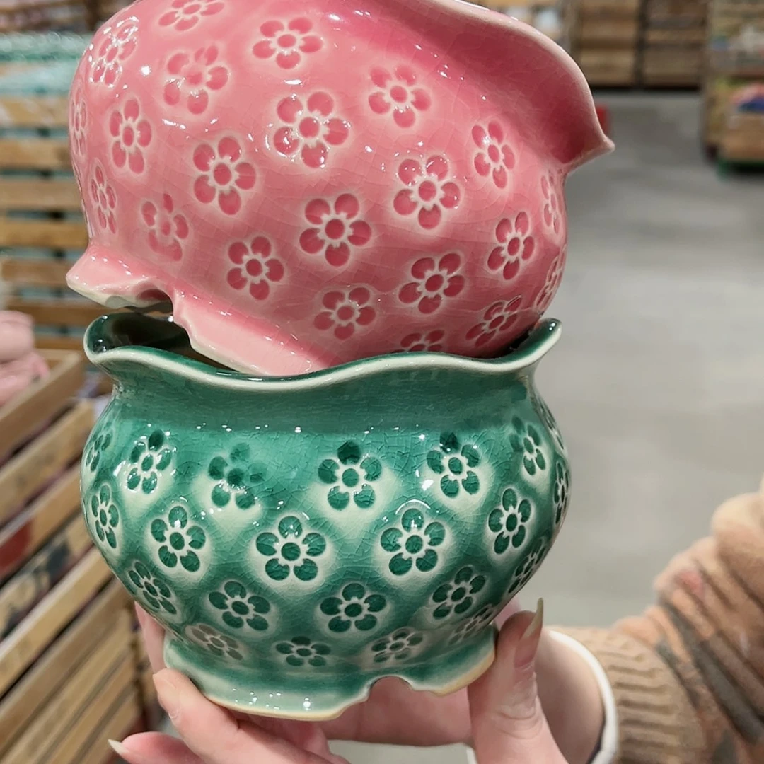 【闪购商品】陶瓷陶瓷多肉植物花盆