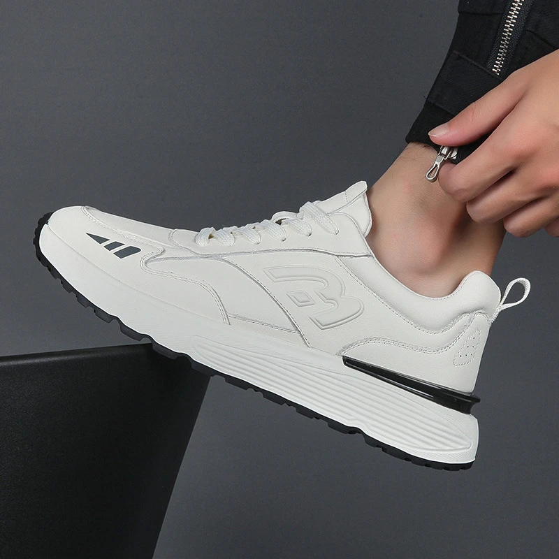 2025秋季新款时尚百搭潮流休闲厚底老爹鞋低帮舒适高级感男鞋高档