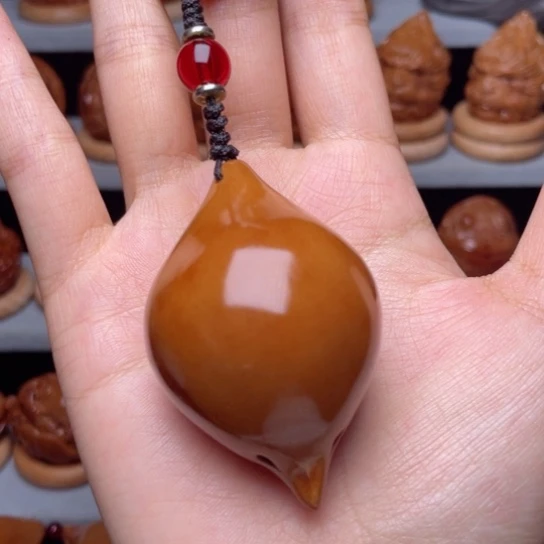 吊坠橄榄核长光珠单子4.0