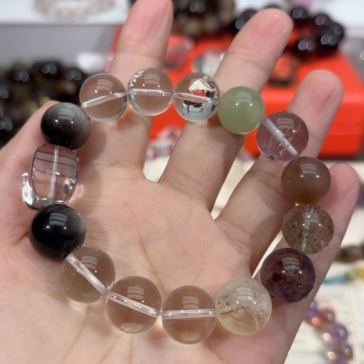 未镶嵌手链水晶多宝