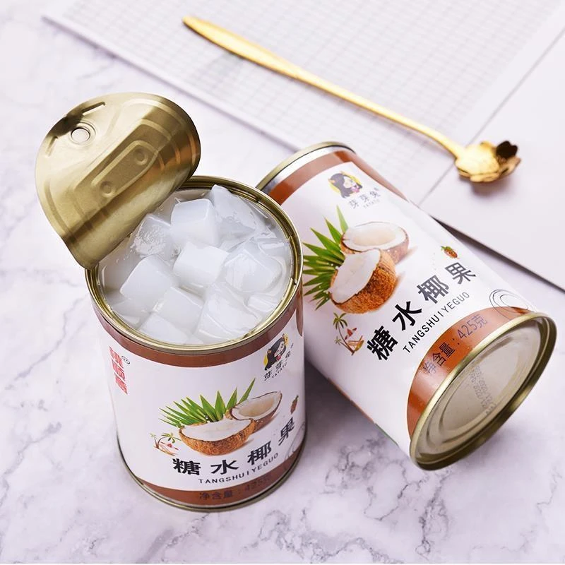 椰果罐头罐新鲜糖水午后水果罐头水果捞餐饮儿童零食