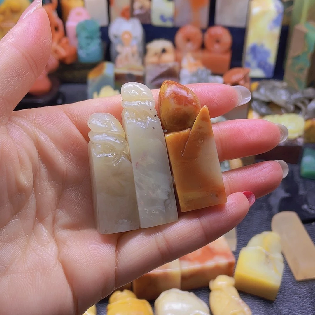 昌化石印石老挝一组