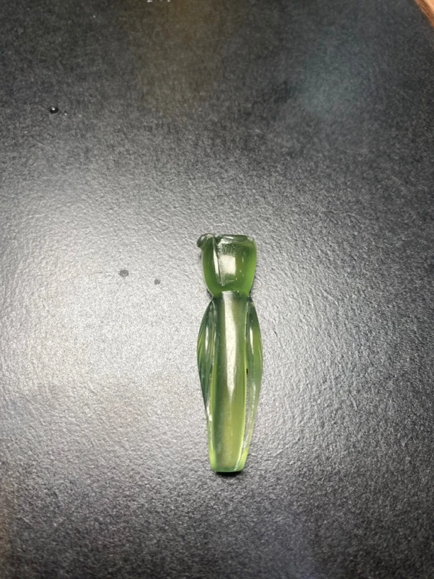 玫瑰花吊坠爱情与美的象征，时尚精美高冰气质绿色素款