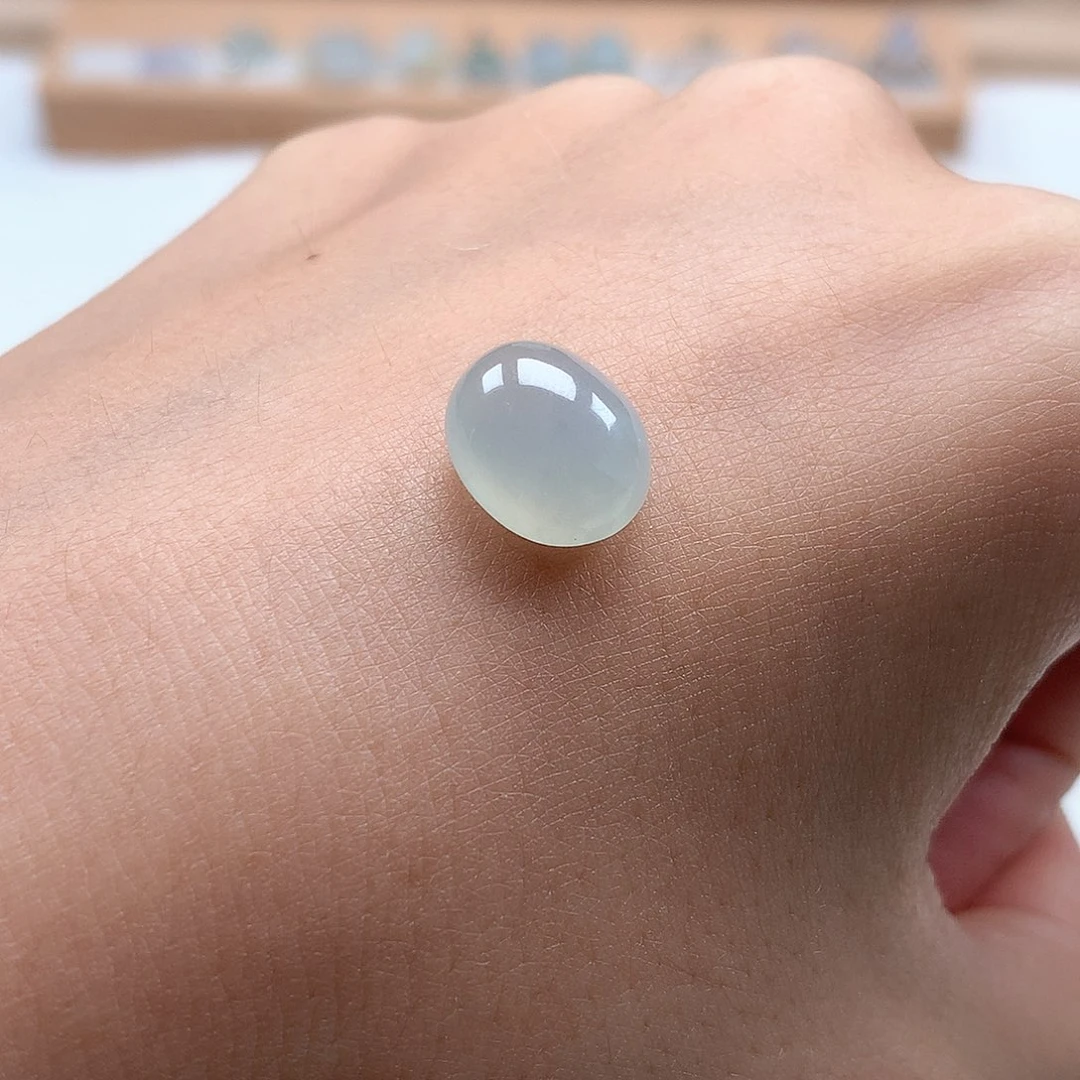 翡翠未镶嵌手串蛋面