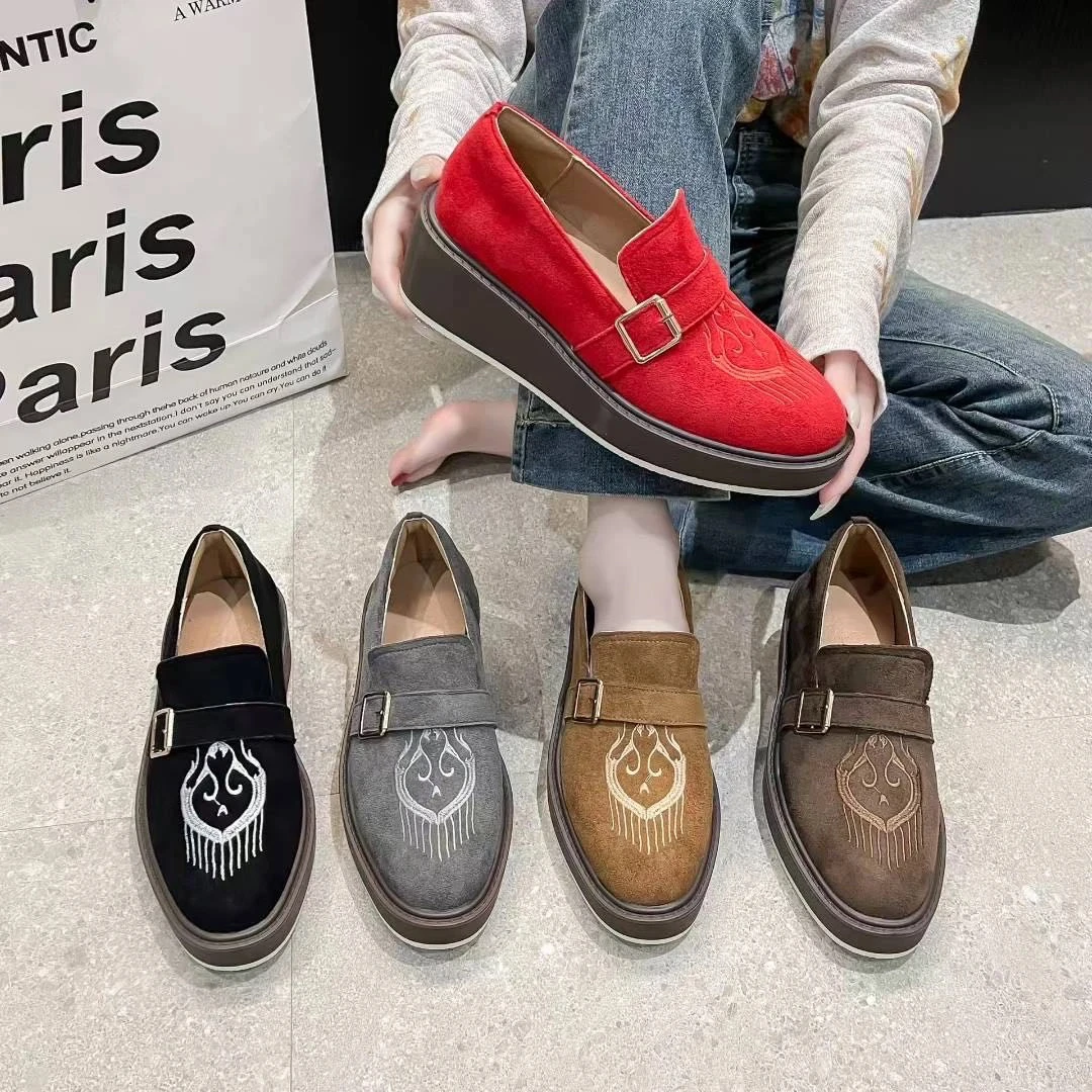 95361休闲风百搭时尚民族风女大单鞋