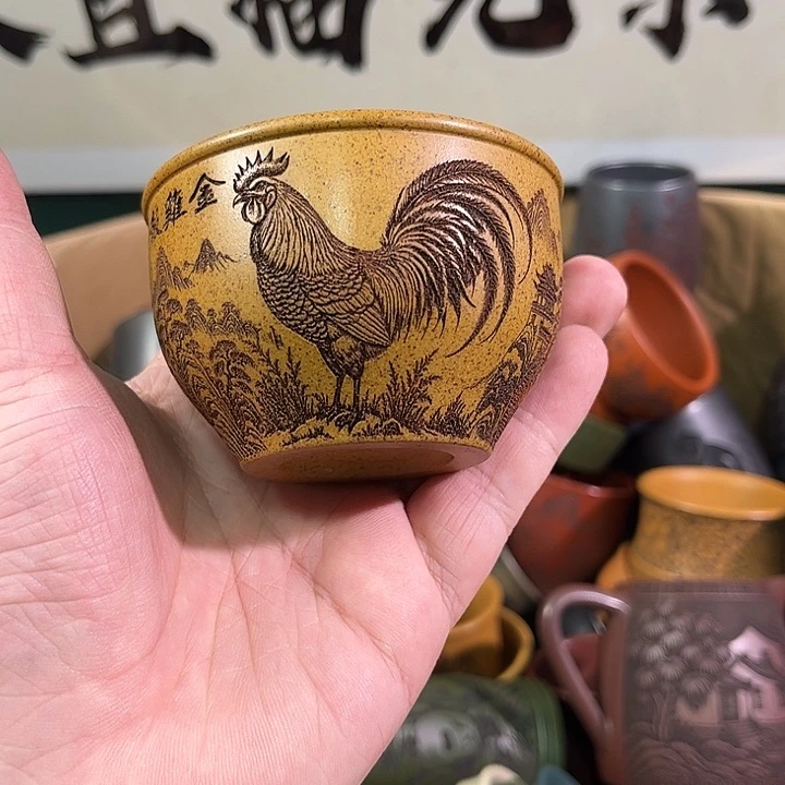 茶杯紫砂全手工紫砂主人杯