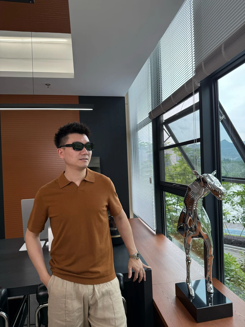 陆老板-2025夏季新品休闲时尚男士POLO衫-JA-5570