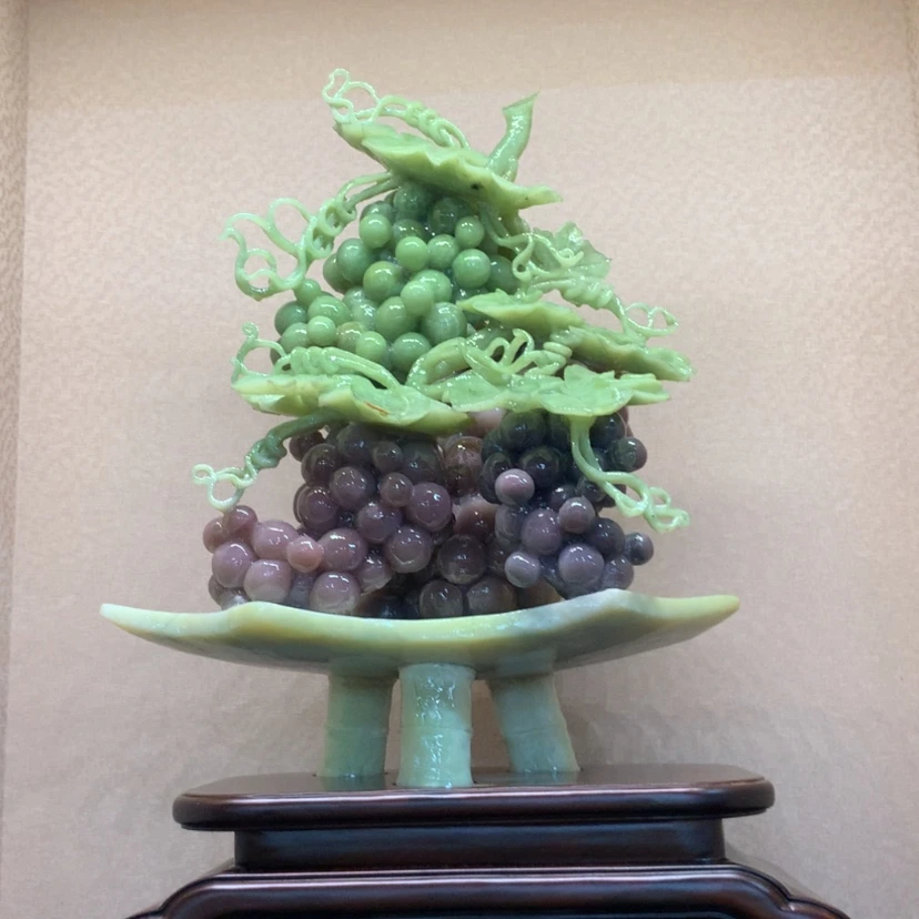 【闪购商品】未镶嵌蛇纹石玉摆件覆膜