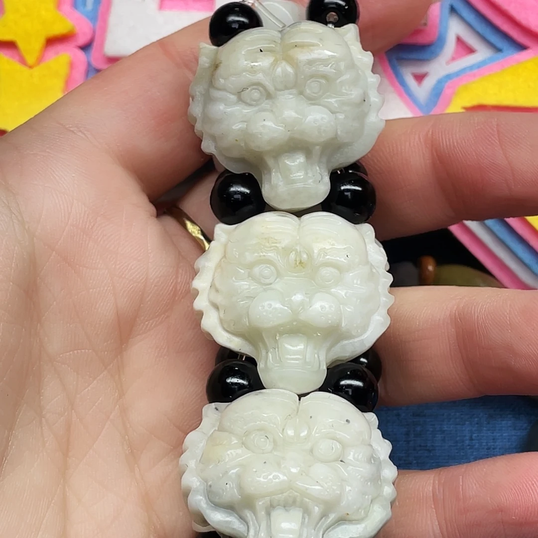 和田玉（墨玉）未镶嵌套链