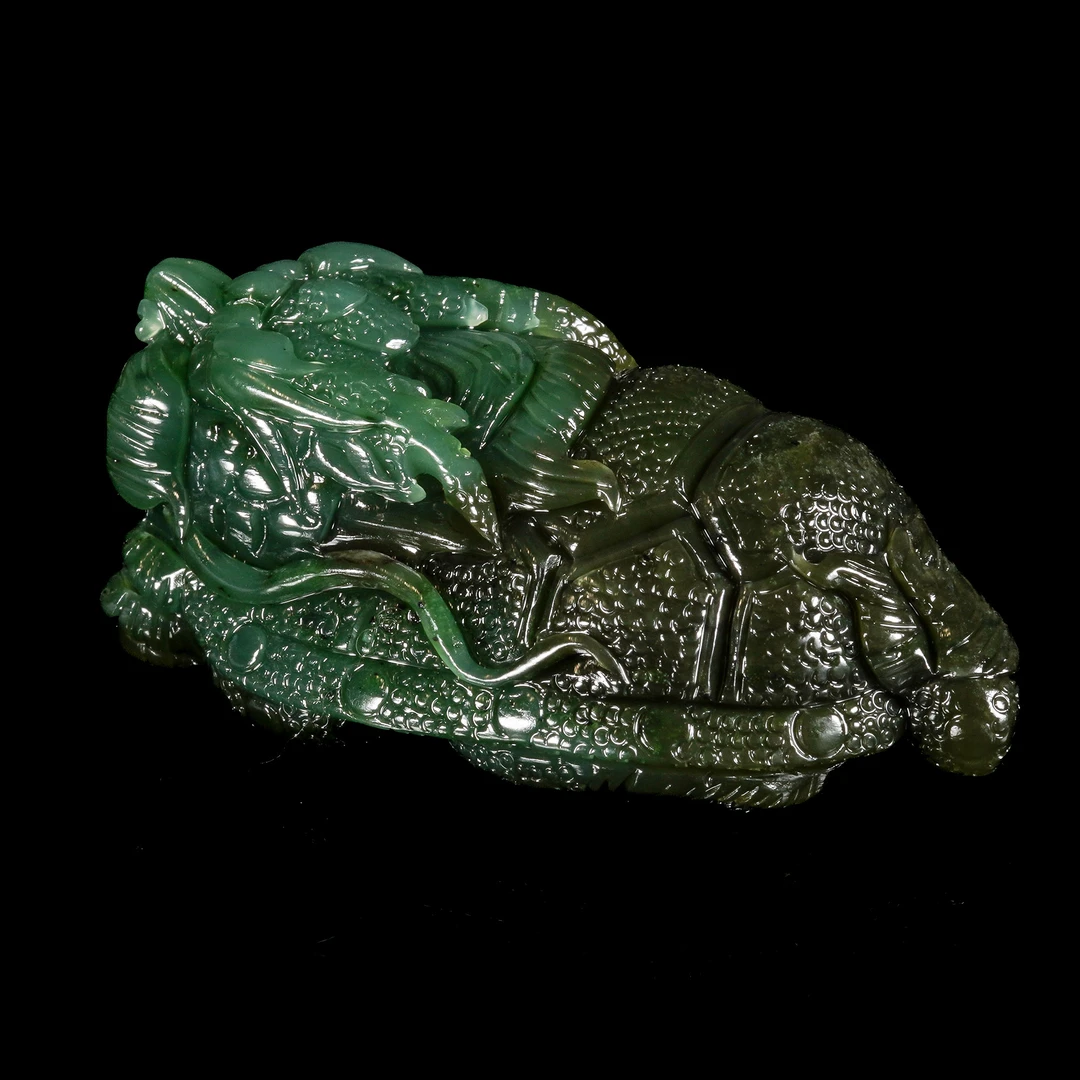 LOT.050和田玉龙龟/X4573