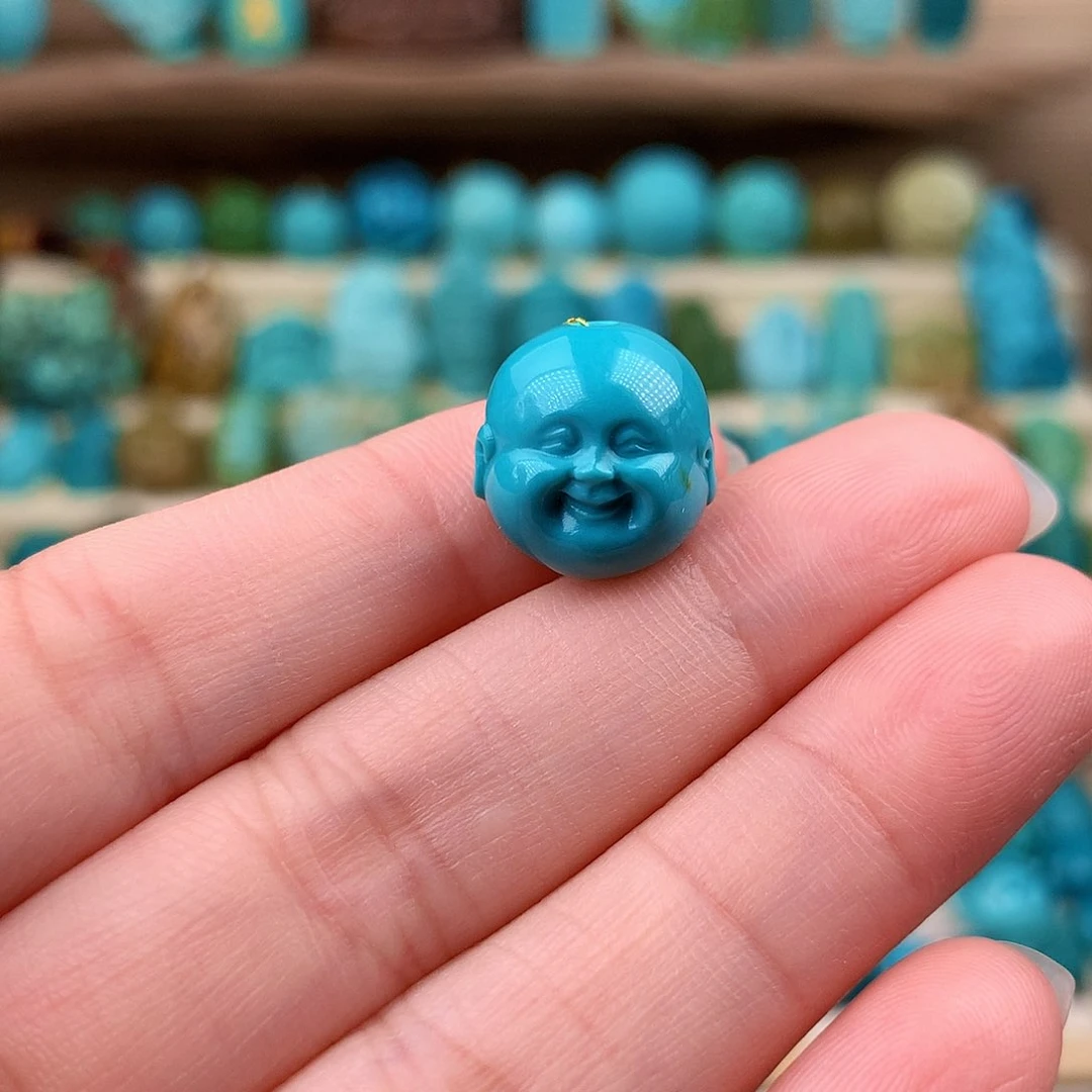 未镶嵌绿松石珠宝奇石