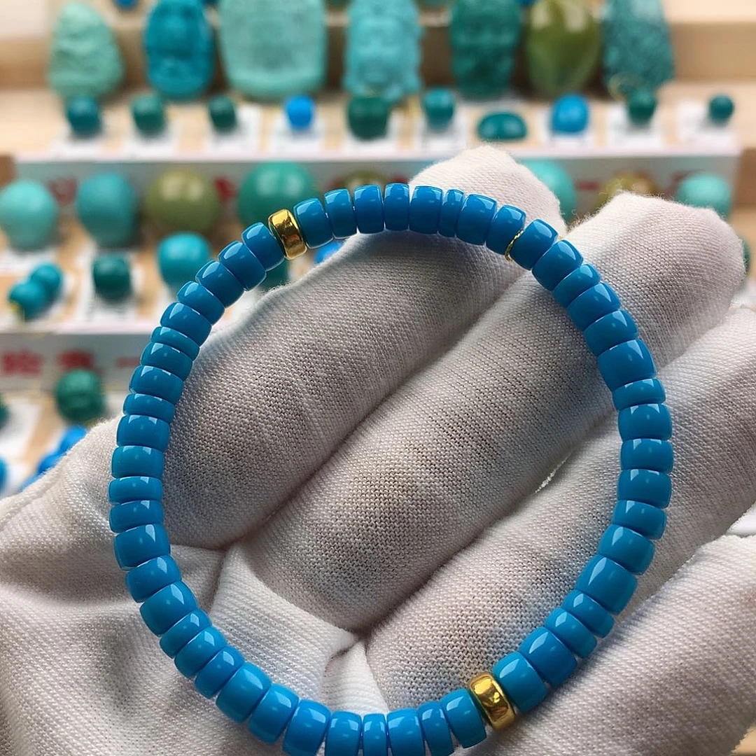 绿松石未镶嵌配饰5.5