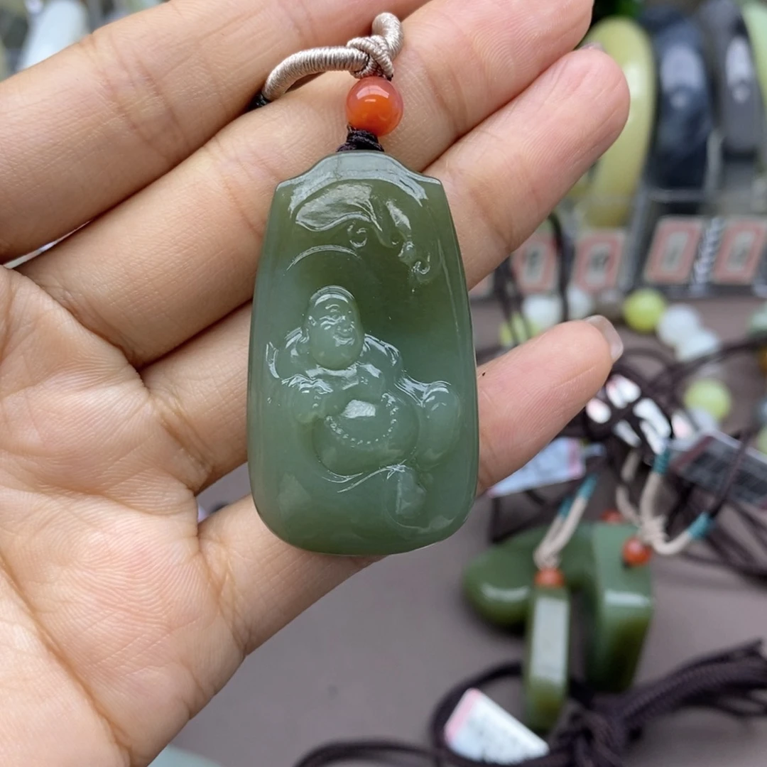 和田玉吊坠(不含链)未镶嵌虹*姐