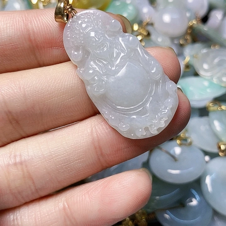 翡翠未镶嵌颈饰天然A货翡翠