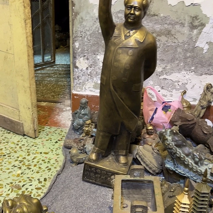 山***美黄铜摆件，文房摆件