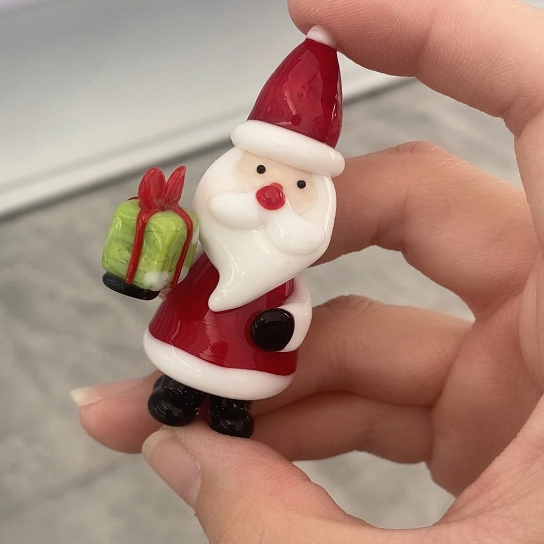 琉璃手工艺品圣诞老人