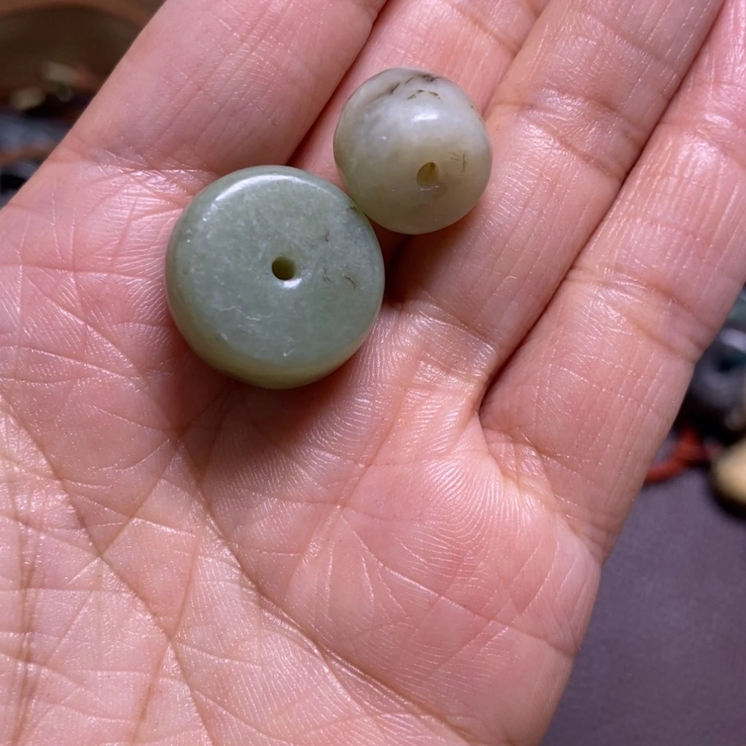 岫岩河磨玉（透闪石质玉）无未镶嵌