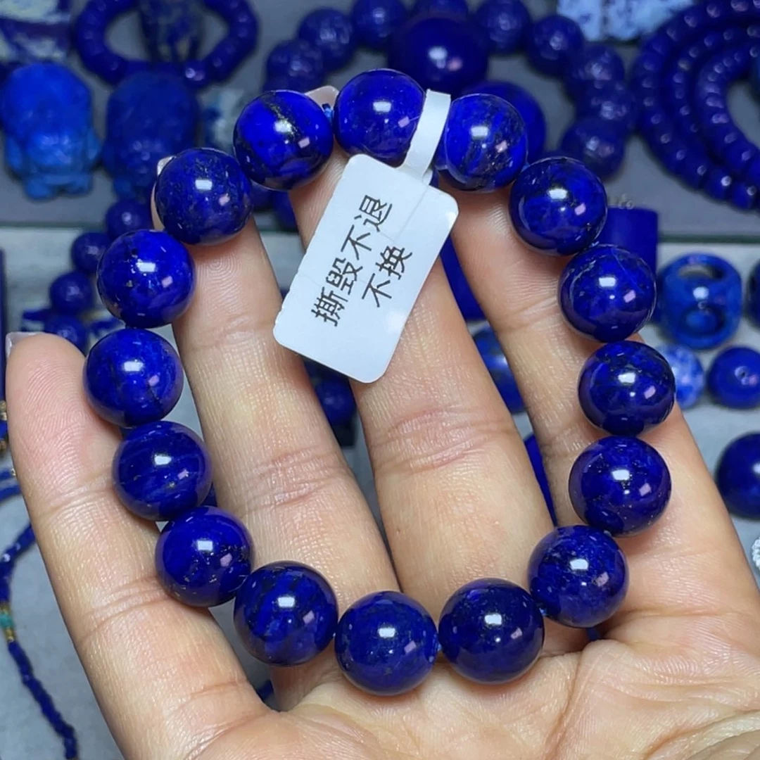 青金石12mm手串未镶嵌小****）