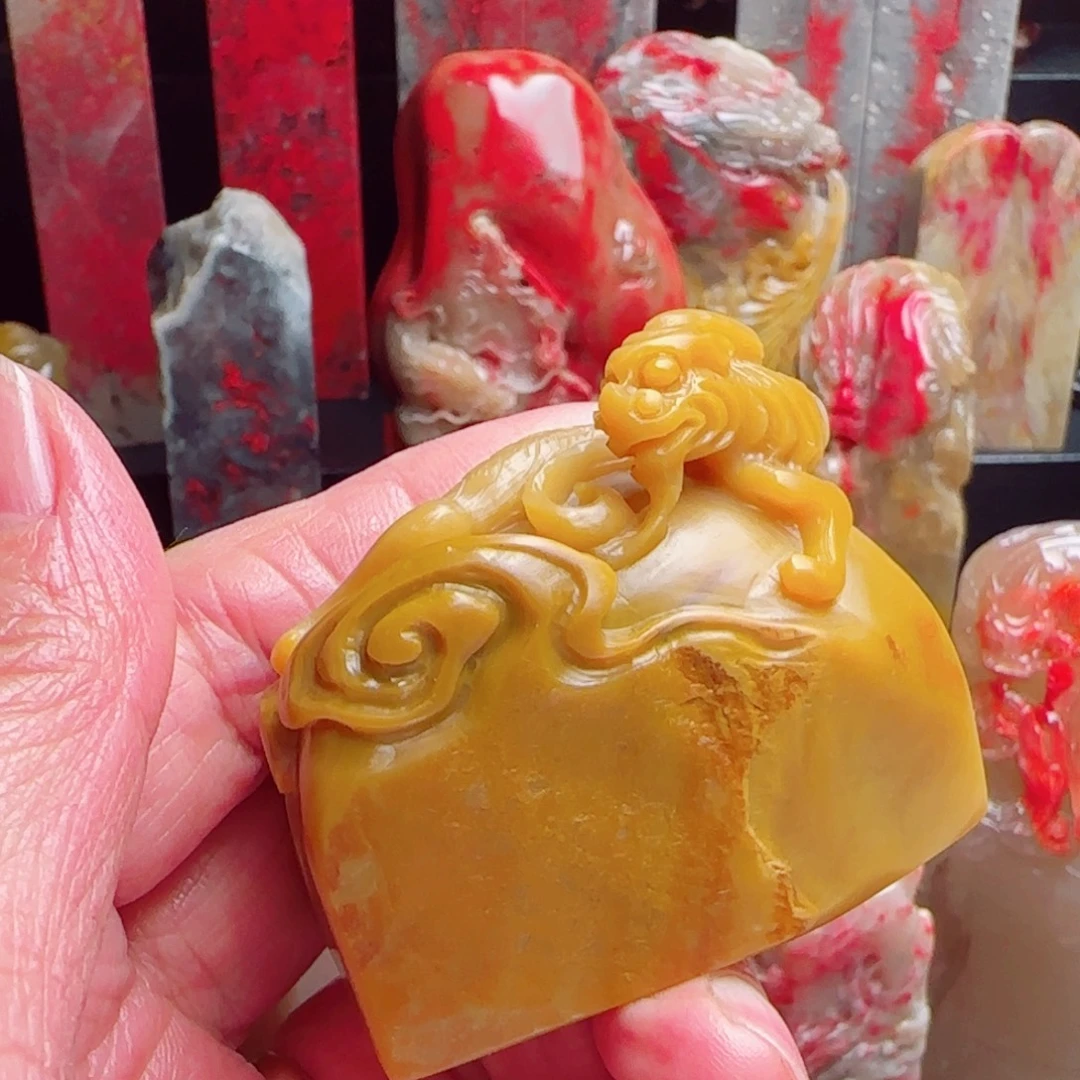 昌化石田黄石印章