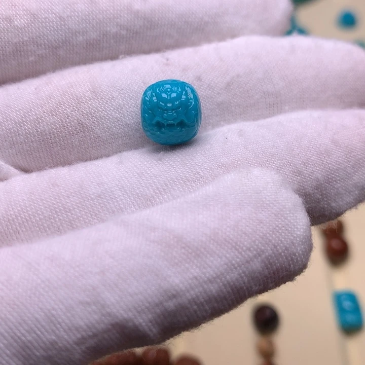 绿松石龙鼓珠10未镶嵌