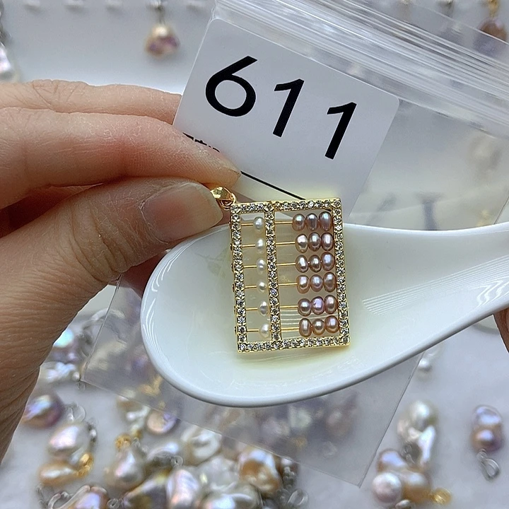 淡水珍珠颈饰银S925镶嵌