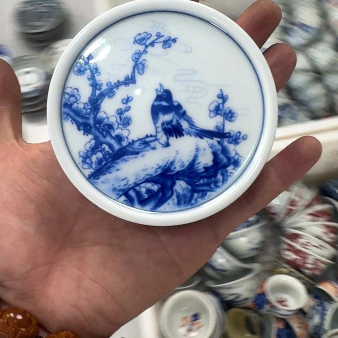 摆件喜上眉梢盖置