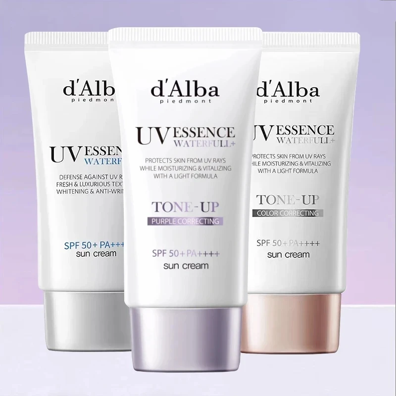 【韩国进口】正品dalba黛尔珀粉色防晒霜隔离水润提亮素颜清爽男女