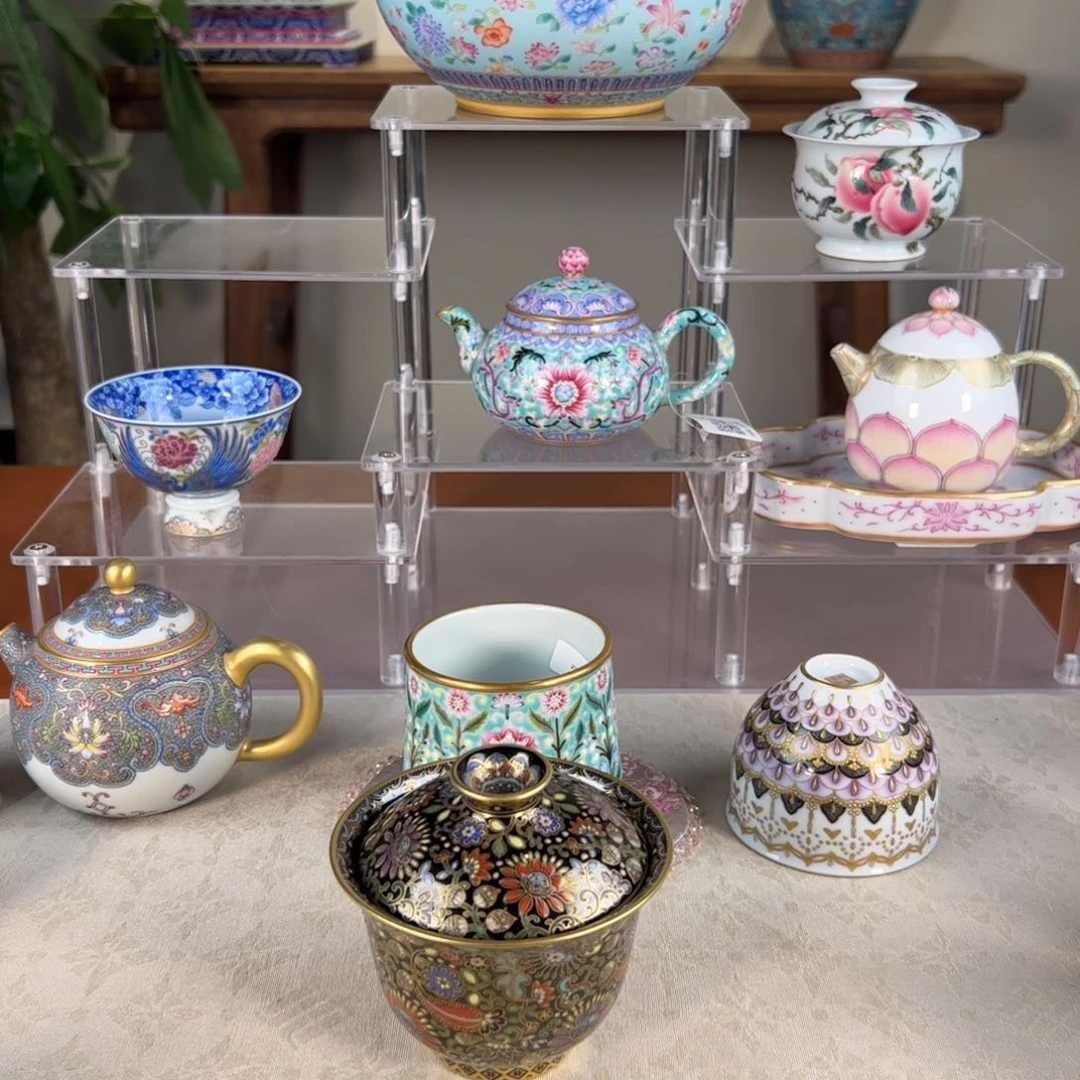 和纯手工手绘 高端茶器