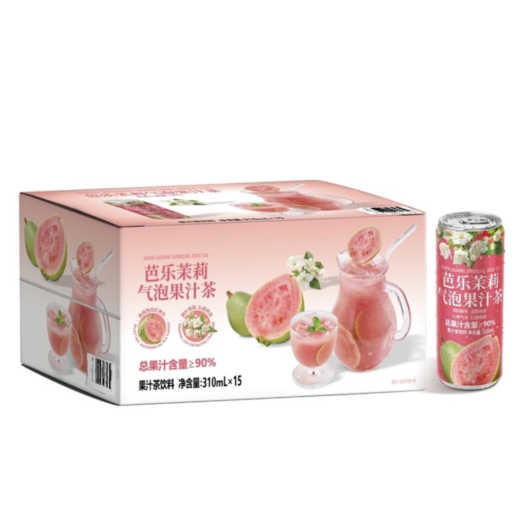 山姆芭乐茉莉气泡果汁茶夏日必备饮品