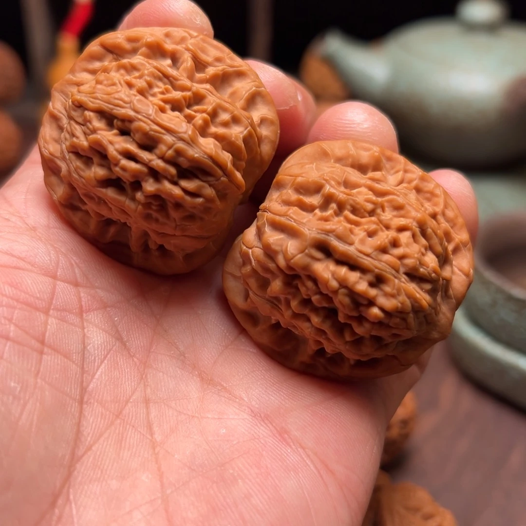 文玩核桃把件41望月