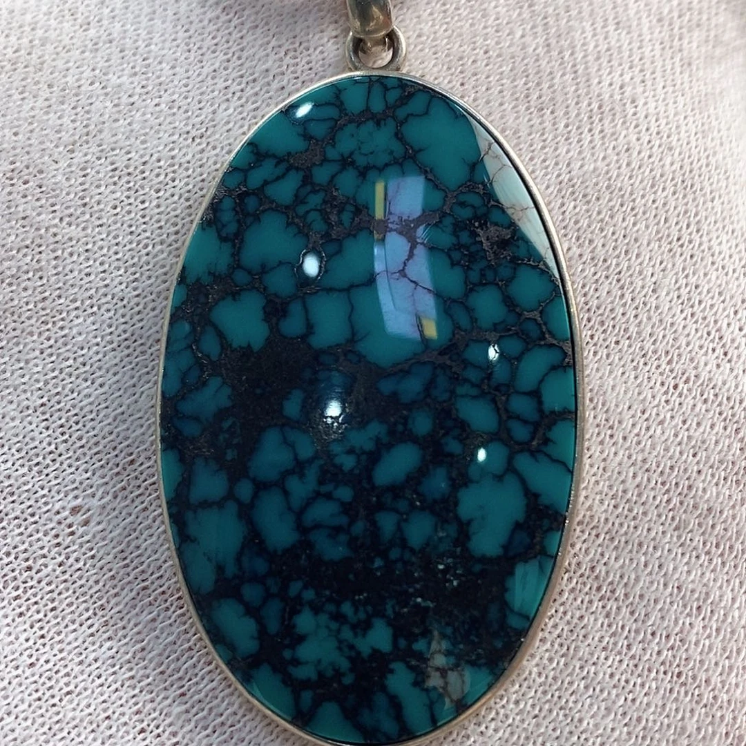 绿松石银S925镶嵌配饰