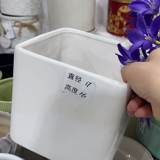 多肉绿植陶瓷花盆9.9包邮，有孔