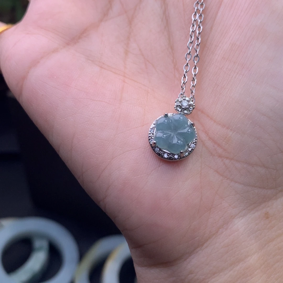 定制翡翠未镶嵌手镯不退不换吊坠