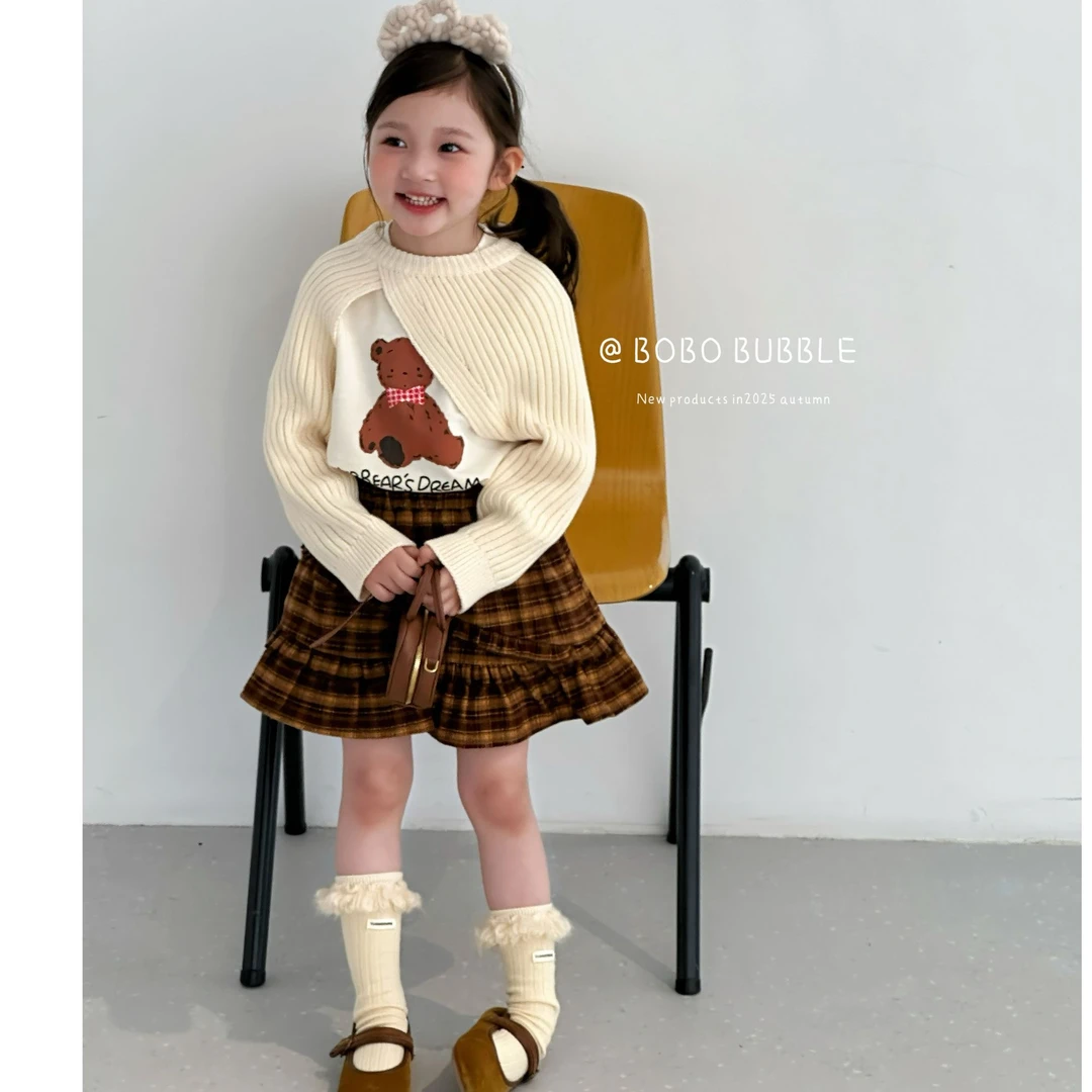 BOBO•25秋~短裙88099黄咖格   3-13