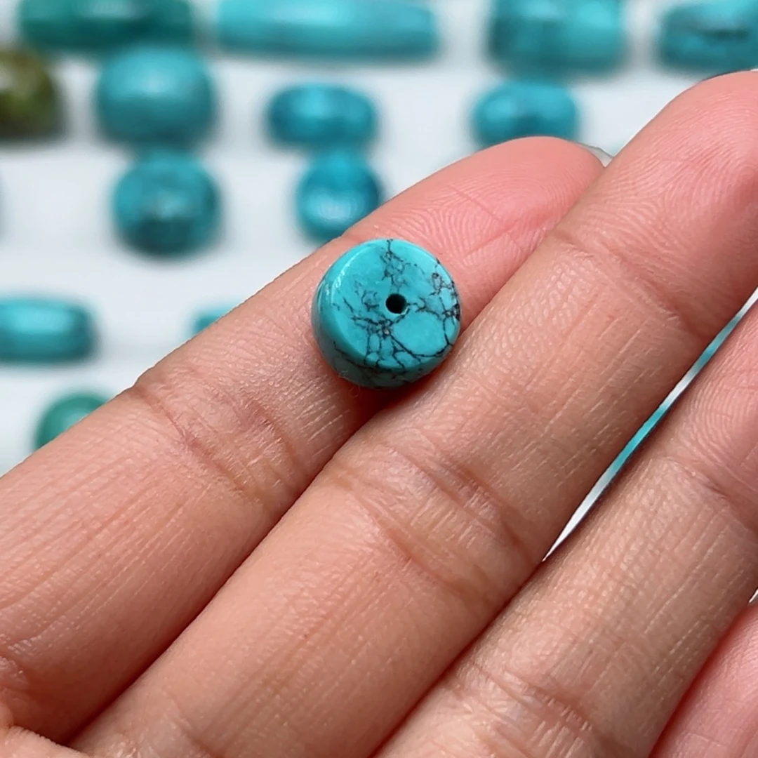 绿松石珠宝奇石未镶嵌无****毛