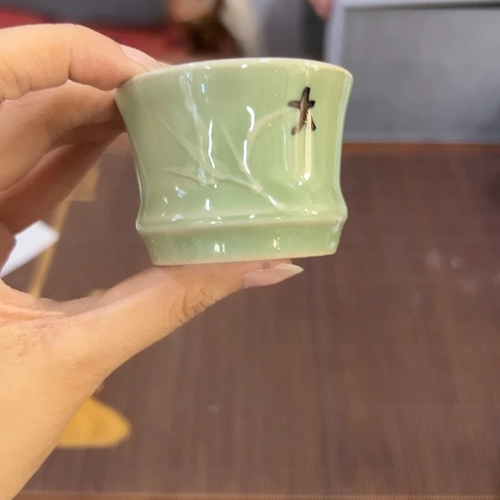 龙泉云间青瓷小米茶器